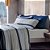 Jogo de Cama Solteiro 3 Peças Home Design 200 Fios - Listra Azul - Corttex - Imagem 1