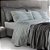 Jogo de Cama Solteiro 3 Peças Home Design 200 Fios - Clips Verde Claro - Corttex - Imagem 1