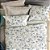 Jogo de Cama Solteiro 3 Peças Home Design 200 Fios - Floral Azul - Corttex - Imagem 2