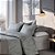 Jogo de Cama King 4 Peças Home Design 200 Fios - Pontilhado Cinza - Corttex - Imagem 1
