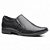 Sapato Social Masculino em Couro Stretch - Preto - Pegada - Imagem 1