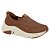 Tênis Feminino Ortopédico Lycra Slip on Impermeável - Avelã - Modare Ultraconforto - Imagem 1