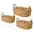 Jogo de Cestas Organizadoras Fibra Natural - 3 Peças - Casita - Imagem 1