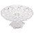 Prato com Pé para Bolo Crystal Deli Diamond 30cm - Lyor - Imagem 2