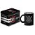 Caneca de Vidro Diamond Metalic Lata - Corinthians - 300ml - Brasfoot - Imagem 1