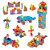 Blocos de Montar Blocolândia 370 Peças - Dismat - Imagem 2