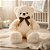 Urso de Pelúcia de Laço Marrom 40cm - Fofy Toys - Imagem 2
