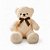 Urso de Pelúcia de Laço Marrom 40cm - Fofy Toys - Imagem 1