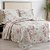 Kit Colcha Evolution Patchwork Casal - Floral Line - Camesa - Imagem 1