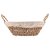 Cesta Redonda de Sisal com Forro em Tecido e Alça 25cm - Wolff - Imagem 3