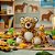 Pelúcia Onça Pintada Safari 26cm - CAA Toys - Imagem 2