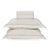 Jogo de Cama 200 Fios Deliz - Branco/Cinza - Casal - Karsten - Imagem 1