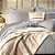 Jogo de Cama 200 Fios Deliz - Branco/Cinza - Casal - Karsten - Imagem 3