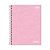 Caderno Colegial Lunix - Rosa - 160 Folhas - Tilibra - Imagem 1