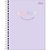 Caderno Espiral Happy - Lilás - 80 Folhas - Tilibra - Imagem 1