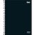 Caderno Espiral Zip - Preto Liso - 80 Folhas - Tilibra - Imagem 1