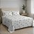 Jogo de Cama Premium Casal - Grid Floral - 150 Fios - Estamparia - Imagem 1