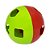 Bola Didática - Verde e Vermelho - Mercotoys - Imagem 1