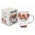 Caneca Vidro Borossilicato Flower - Flores que Alegram - 320ml - Brasfoot - Imagem 1