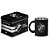 Caneca de Vidro Diamond Metalic Lata - Vasco - 300ml - Brasfoot - Imagem 1