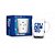 Caneca de Vidro Toronto - Cruzeiro - 300ml - Brasfoot - Imagem 1