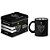 Caneca de Vidro Diamond Metalic Lata - Atlético Mineiro - 300ml - Brasfoot - Imagem 1