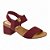 Sandália Feminina Salto Bloco Float Nature - Marsala - Modare UltraConforto - Imagem 1