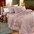 Edredom Dupla Face Malha Fio Penteado Solteiro - Bits Rosê - Altenburg - Imagem 4