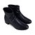 Bota Feminina Parô Cano Baixo Couro Preta - 365 Soft - Imagem 2