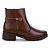 Bota Feminina Couro Detalhe Metálico - Terracota - Pegada - Imagem 1