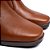Bota Feminina Couro Cano Curto Relevo - Marrom - Pegada - Imagem 4