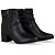 Bota Feminina Cano Baixo Couro Burnish - Preto - Bottero - Imagem 2