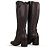 Bota Feminina Montaria Cano Longo Couro Atanado - Marrom - Bottero - Imagem 3