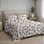Jogo de Cama Premium Linea Queen - Floral Rosa - 180 Fios - Estamparia - Imagem 1