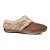 Pantufa Feminina Bariloche Pelúcia Areia - Terra - Pegada - Imagem 1