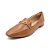 Sapato Mocassim Feminino Loafer Bico Fino - Caramelo - Sua Cia - Imagem 1