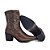 Bota Feminina Country New Western em Couro - Café - Perlatto - Imagem 4