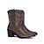 Bota Feminina Country New Western em Couro - Café - Perlatto - Imagem 3