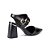 Scarpin Feminino Semi Aberto Assimétrico - Preto - Bebecê - Imagem 3