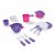 Kit de Cozinha Completo Tateti Rosa e Roxo - Calesita - Imagem 1