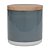 Pote de Cerâmica com Tampa de Bambu Mist 12cm - BTC - Imagem 1