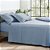 Lençol Com Elástico Satinee Queen 300 Fios - Blue Jeans - Kacyumara - Imagem 2