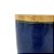 Pote de Cerâmica com Tampa de Bambu Azul 12cm - BTC Home Decor - Imagem 3