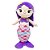 Boneca de Pélúcia Sereia Roxa 40cm - CAA Toys - Imagem 1