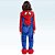 Macacão Kigurumi Infantil Manga Longa - Homem Aranha - Fakini - Imagem 4