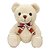 Urso de Pelúcia Bege Fita Love 15cm - DM Toys - Imagem 1