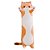 Almofada Pelúcia de Gato Laranja 70cm - CAA Toys - Imagem 1