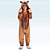 Macacão Kigurumi Infantil Manga Longa - Capivara - Fakini - Imagem 3
