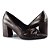 Scarpin Feminino Salto Bloco com Nó Café - Ramarim - Imagem 2