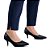 Scarpin Feminino Salto Baixo Pelica - Preto - Vizzano - Imagem 3